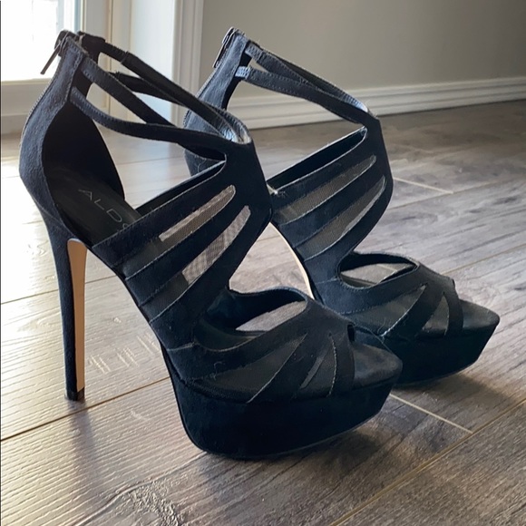 Aldo Shoes - Aldo mesh peep toe heels Aldo Shoes - Aldo mesh peep toe heels